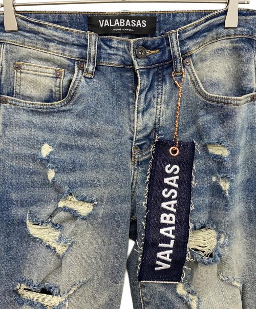 VALABASAS（バラバサス）VALABASAS (バラバサス) デニムパンツ インディゴ サイズ:Ｓ 未使用品の古着・服飾アイテム