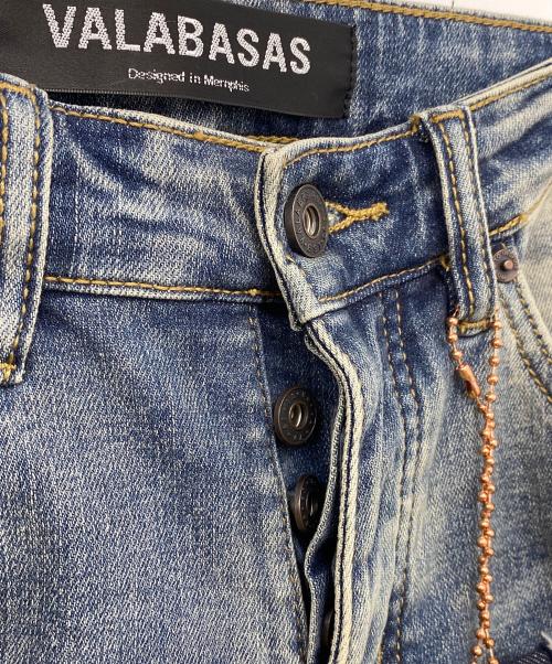 VALABASAS（バラバサス）VALABASAS (バラバサス) デニムパンツ インディゴ サイズ:Ｓ 未使用品の古着・服飾アイテム
