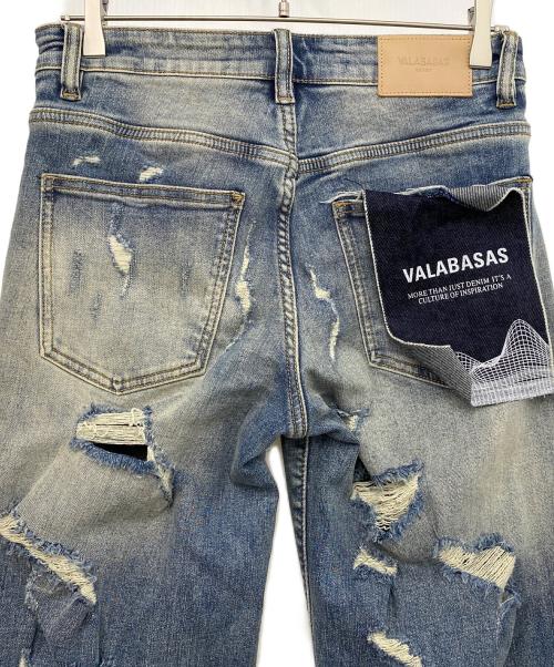 VALABASAS（バラバサス）VALABASAS (バラバサス) デニムパンツ インディゴ サイズ:Ｓ 未使用品の古着・服飾アイテム