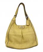 COACHコーチ）の古着「ハンドバッグ」｜イエロー