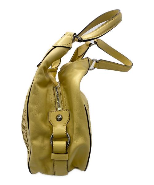 COACH（コーチ）COACH (コーチ) ハンドバッグ イエローの古着・服飾アイテム