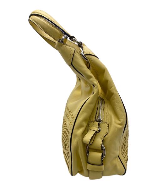 COACH（コーチ）COACH (コーチ) ハンドバッグ イエローの古着・服飾アイテム