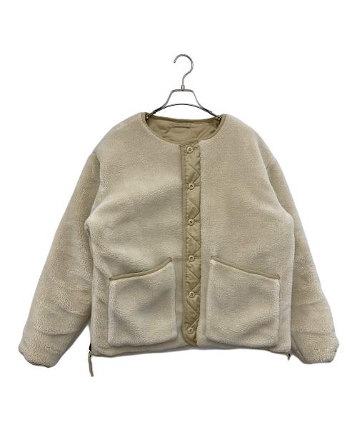 TAION（タイオン）TAION (タイオン) リバーシブルダウンジャケット ベージュ サイズ:Ｍの古着・服飾アイテム