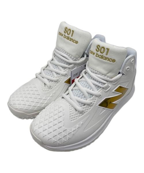 NEW BALANCE（ニューバランス）NEW BALANCE (ニューバランス) トレーニングシューズ ホワイト サイズ:26㎝ 未使用品の古着・服飾アイテム