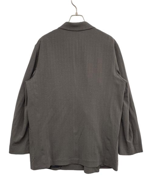 BATONER（バトナ―）BATONER (バトナ―) RANDOM SEERSUCKER DOUBLE BREASTED JACKET グレー サイズ:3 未使用品の古着・服飾アイテム