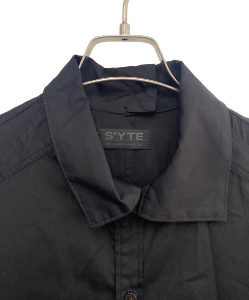 s'yte（サイト）s'yte (サイト) ロング丈長袖シャツ ブラック サイズ:3の古着・服飾アイテム