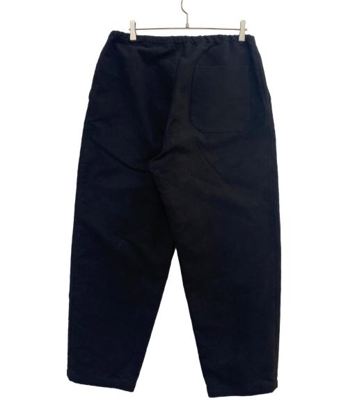 COMOLI（コモリ）COMOLI (コモリ) モールスキン ドローストリングパンツ ブラック サイズ:3の古着・服飾アイテム
