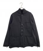 THE VIRIDI-ANNEヴィリジアン）の古着「度詰め天竺ジャケット」｜ブラック