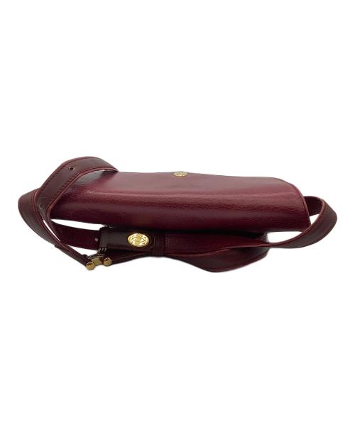 Cartier（カルティエ）Cartier (カルティエ) ショルダーバッグ レッドの古着・服飾アイテム