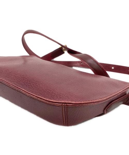 Cartier（カルティエ）Cartier (カルティエ) ショルダーバッグ レッドの古着・服飾アイテム