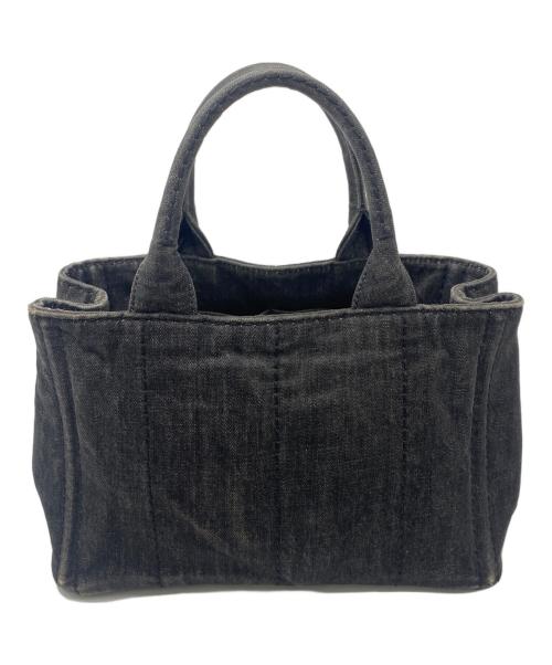 PRADA（プラダ）PRADA (プラダ) ミニデニムトートバッグ グレー サイズ:表記無しの古着・服飾アイテム
