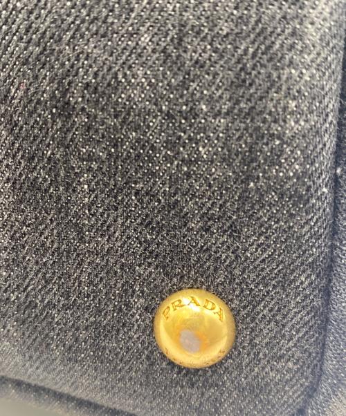 PRADA（プラダ）PRADA (プラダ) ミニデニムトートバッグ グレー サイズ:表記無しの古着・服飾アイテム