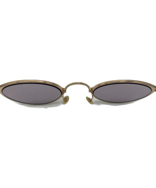 OLIVER PEOPLES（オリバーピープルズ）OLIVER PEOPLES (オリバーピープルズ) サングラス ゴールドの古着・服飾アイテム