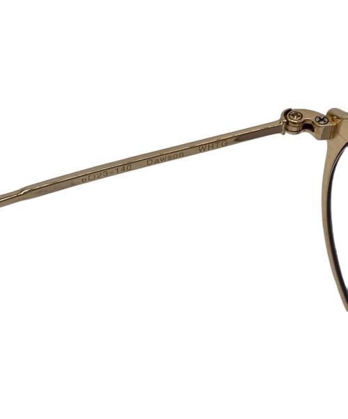OLIVER PEOPLES（オリバーピープルズ）OLIVER PEOPLES (オリバーピープルズ) サングラス ゴールドの古着・服飾アイテム