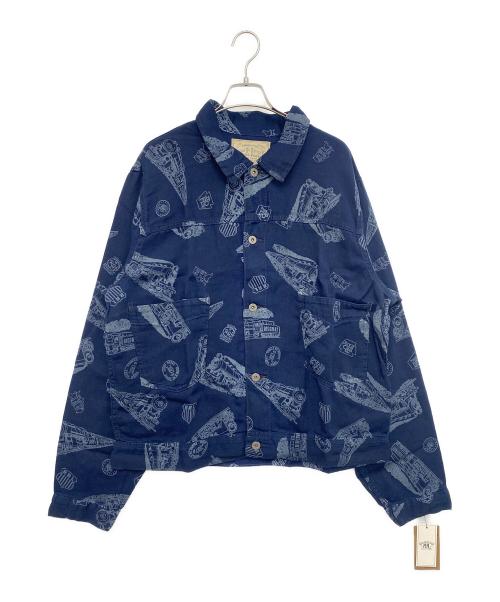 DOUBLE RL（ダブルアールエル）DOUBLE RL (ダブルアールエル) ジャケット ネイビー サイズ:ＸＬ 未使用品の古着・服飾アイテム