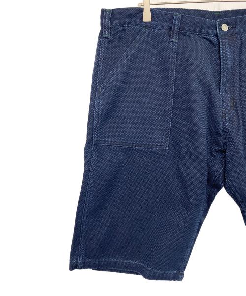 KOJIMA GENES（コジマジーンズ）KOJIMA GENES (コジマジーンズ) 刺し子ベイカーショートパンツ インディゴ サイズ:42 未使用品の古着・服飾アイテム