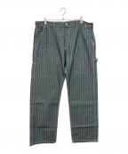 KOJIMA GENESコジマジーンズ）の古着「ヘリンボーンベーシックペインターパンツ」｜インディゴ