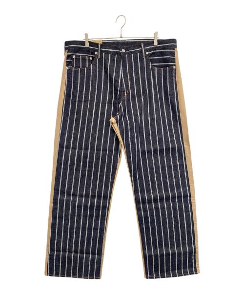 KOJIMA GENES（コジマジーンズ）KOJIMA GENES (コジマジーンズ) ロープウォバッシュコンボワイドパンツ インディゴ サイズ:42 未使用品の古着・服飾アイテム