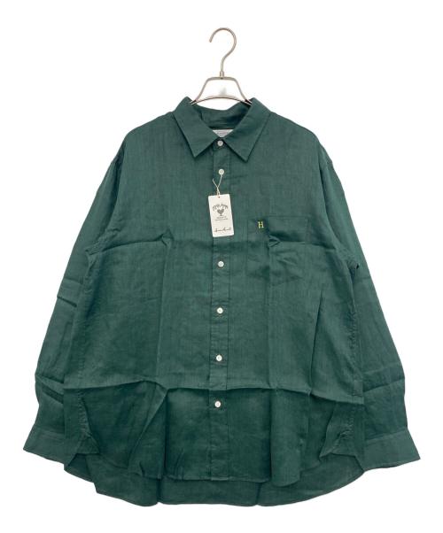 H.R.MARKET（ハリウッドランチマーケッド）H.R.MARKET (ハリウッドランチマーケッド) 長袖シャツ グリーン サイズ:XL 未使用品の古着・服飾アイテム