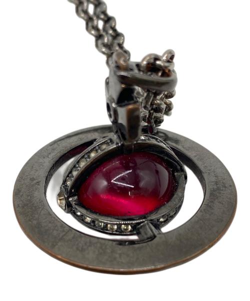 Vivienne Westwood（ヴィヴィアンウエストウッド）Vivienne Westwood (ヴィヴィアンウエストウッド) オーブネックレス レッドの古着・服飾アイテム