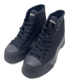 J.W.ANDERSON（ジェイダブリューアンダーソン）の古着「ハイカットスニーカー」｜ブラック