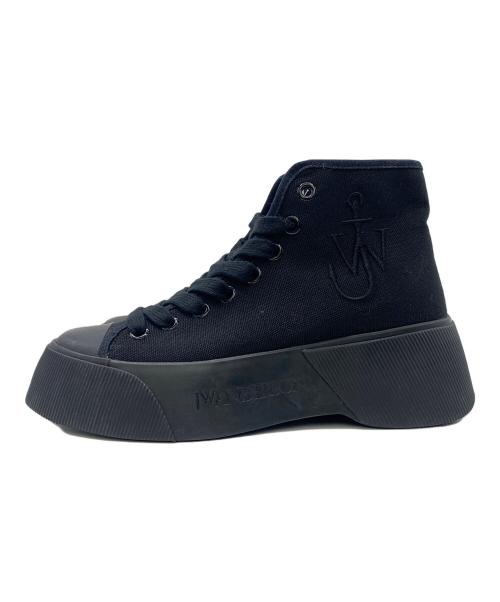 J.W.ANDERSON（ジェイダブリューアンダーソン）J.W.ANDERSON (ジェイダブリューアンダーソン) ハイカットスニーカー ブラック サイズ:22.5㎝の古着・服飾アイテム