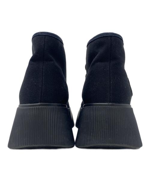 J.W.ANDERSON（ジェイダブリューアンダーソン）J.W.ANDERSON (ジェイダブリューアンダーソン) ハイカットスニーカー ブラック サイズ:22.5㎝の古着・服飾アイテム