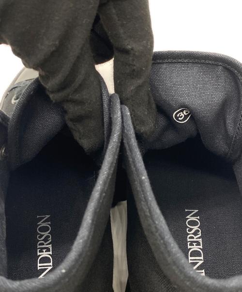 J.W.ANDERSON（ジェイダブリューアンダーソン）J.W.ANDERSON (ジェイダブリューアンダーソン) ハイカットスニーカー ブラック サイズ:22.5㎝の古着・服飾アイテム