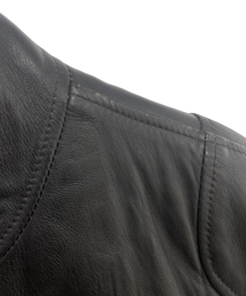 dunhill（ダンヒル）dunhill (ダンヒル) レザージャケット ブラック サイズ:Ｓの古着・服飾アイテム