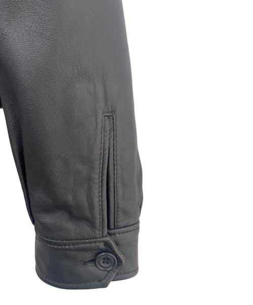 dunhill（ダンヒル）dunhill (ダンヒル) レザージャケット ブラック サイズ:Ｓの古着・服飾アイテム