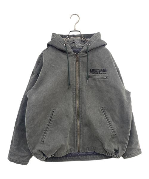 HUF（ハフ）HUF (ハフ) フーデッドジャケット グレー サイズ:Ｍの古着・服飾アイテム