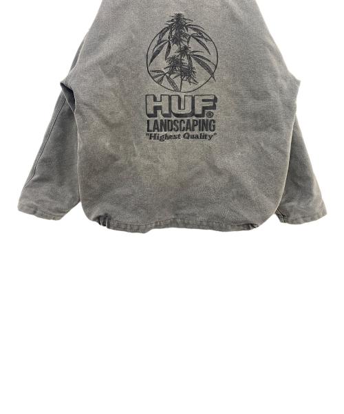 HUF（ハフ）HUF (ハフ) フーデッドジャケット グレー サイズ:Ｍの古着・服飾アイテム