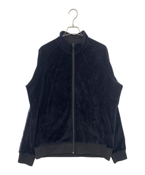 X-LARGE（エクストララージ）X-LARGE (エクストララージ) ベルベットジャージジャケット ブラック サイズ:Ｍの古着・服飾アイテム