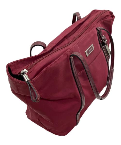 TUMI（トゥミ）TUMI (トゥミ) ハンドバッグ ワインレッドの古着・服飾アイテム