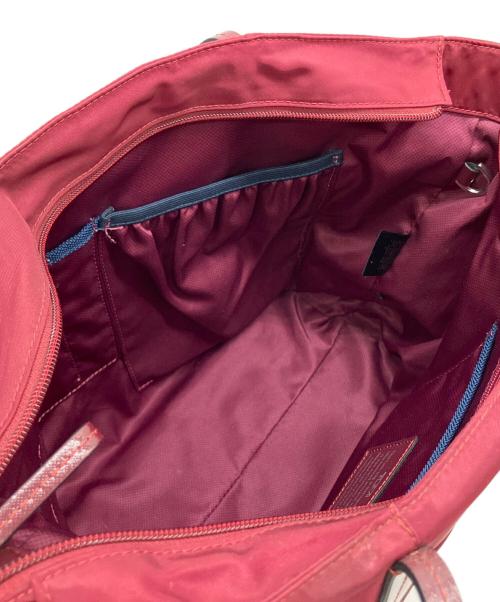 TUMI（トゥミ）TUMI (トゥミ) ハンドバッグ ワインレッドの古着・服飾アイテム