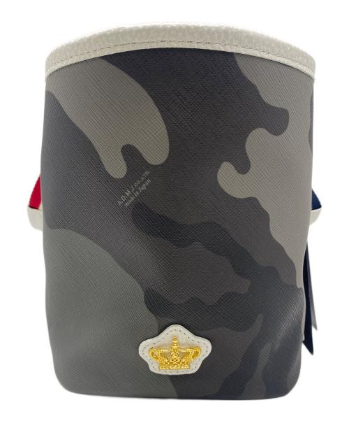 A.D.M.J.（エーディーエムジェイ）A.D.M.J. (エーディーエムジェイ) ハンドバッグ グレー×ホワイオtの古着・服飾アイテム