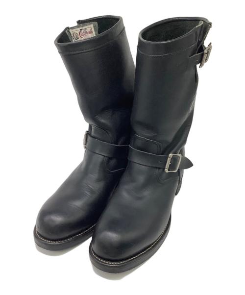 CHIPPEWA（チペワ）CHIPPEWA (チペワ) エンジニアブーツ ブラック サイズ:8　2/1Eの古着・服飾アイテム