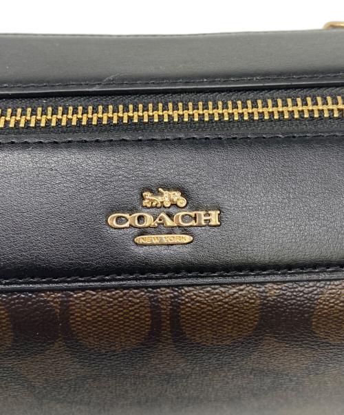 COACH（コーチ）COACH (コーチ) ショルダーバッグ ブラウン×ブラック サイズ:表記無し 未使用品の古着・服飾アイテム