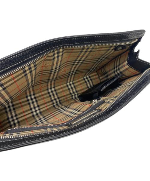 BURBERRY LONDON（バーバリーロンドン）BURBERRY LONDON (バーバリーロンドン) クラッチバッグ ブラック サイズ:表記無しの古着・服飾アイテム