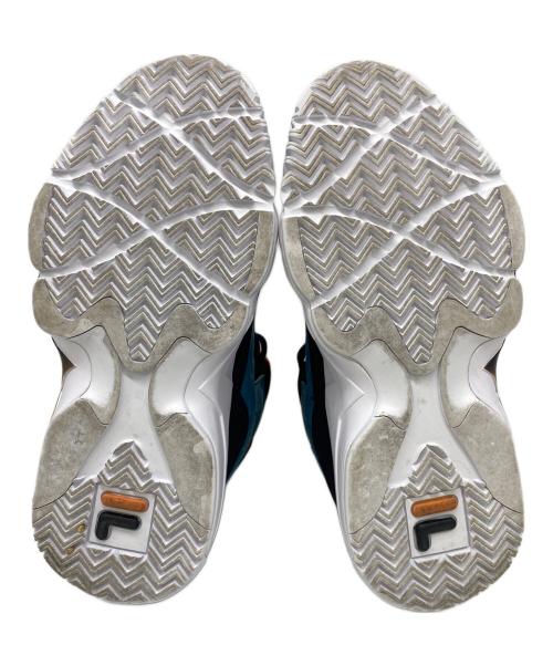 FILA（フィラ）FILA (フィラ) ハイカットスニーカー ブラック×ブルー×オレンジ サイズ:27.5㎝の古着・服飾アイテム