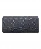 COACHコーチ）の古着「長財布」｜ブラック