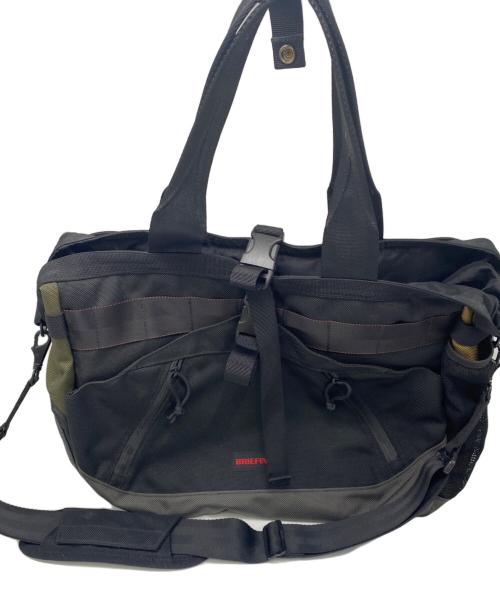 BRIEFING（ブリーフィング）BRIEFING (ブリーフィング) 2WAYバッグ ブラック×カーキ×グレー サイズ:表記無しの古着・服飾アイテム