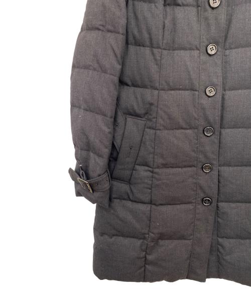 BURBERRY LONDON（バーバリーロンドン）BURBERRY LONDON (バーバリーロンドン) フォックスファー付ダウンコート グレー サイズ:42の古着・服飾アイテム