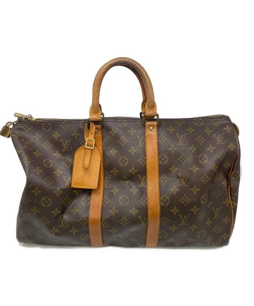 LOUIS VUITTON（ルイ ヴィトン）LOUIS VUITTON (ルイ ヴィトン) トラベルバッグ ブラウン サイズ:表記無しの古着・服飾アイテム