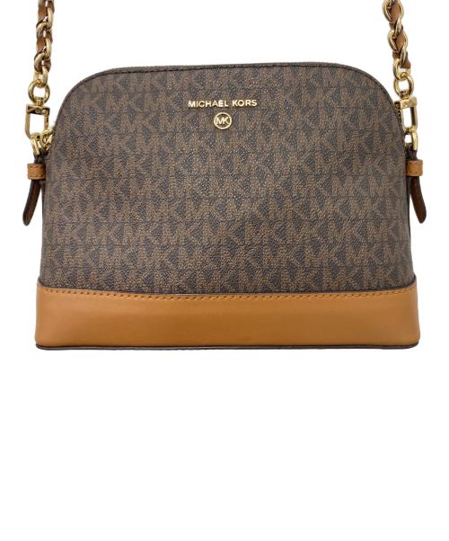 MICHAEL KORS（マイケル・コース）MICHAEL KORS (マイケル・コース) ショルダーバッグ ブラウンの古着・服飾アイテム