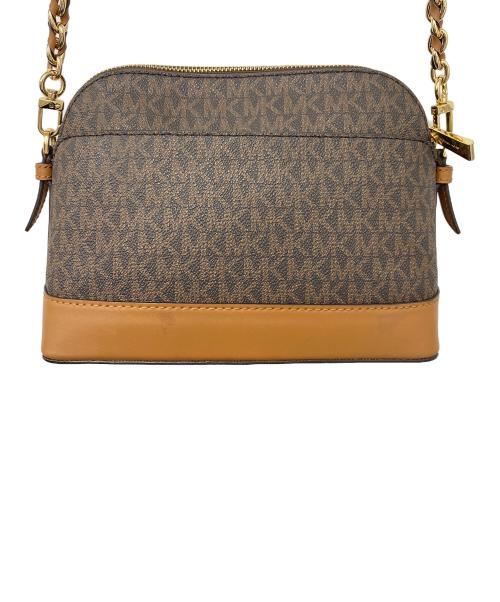 MICHAEL KORS（マイケル・コース）MICHAEL KORS (マイケル・コース) ショルダーバッグ ブラウンの古着・服飾アイテム