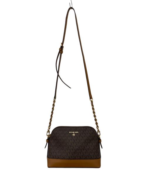 MICHAEL KORS（マイケル・コース）MICHAEL KORS (マイケル・コース) ショルダーバッグ ブラウンの古着・服飾アイテム