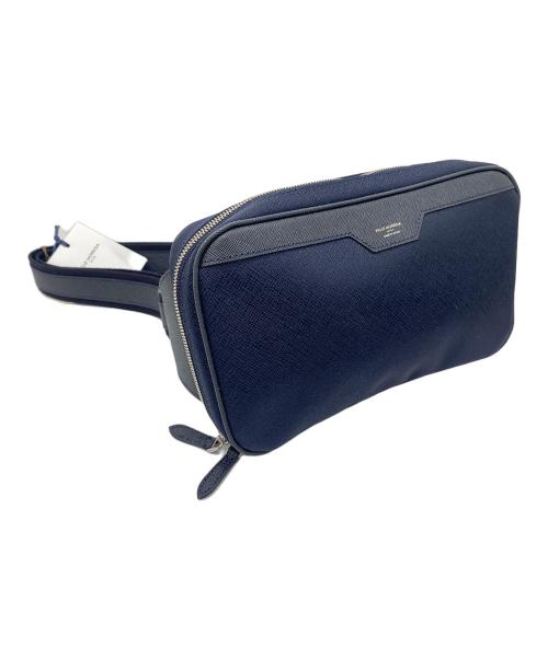 PELLE MORBIDA（ペッレモルビダ）PELLE MORBIDA (ペッレモルビダ) ボディーバッグ ネイビー 未使用品の古着・服飾アイテム