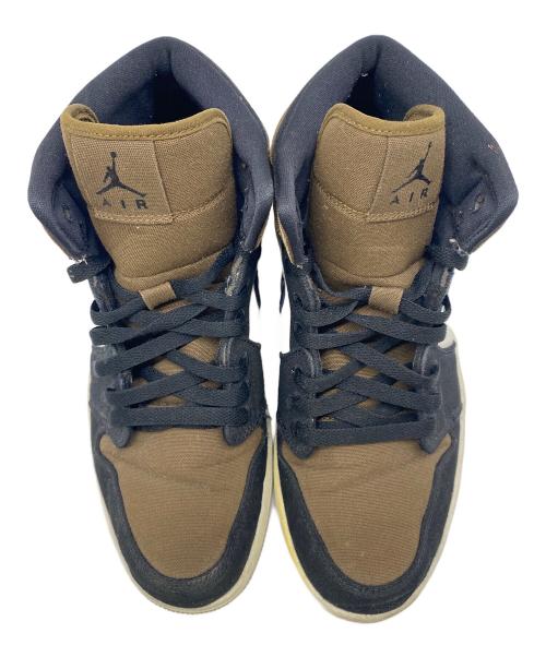 NIKE（ナイキ）NIKE (ナイキ) ハイカットスニーカー ブラウン×ブラック サイズ:27.5㎝の古着・服飾アイテム