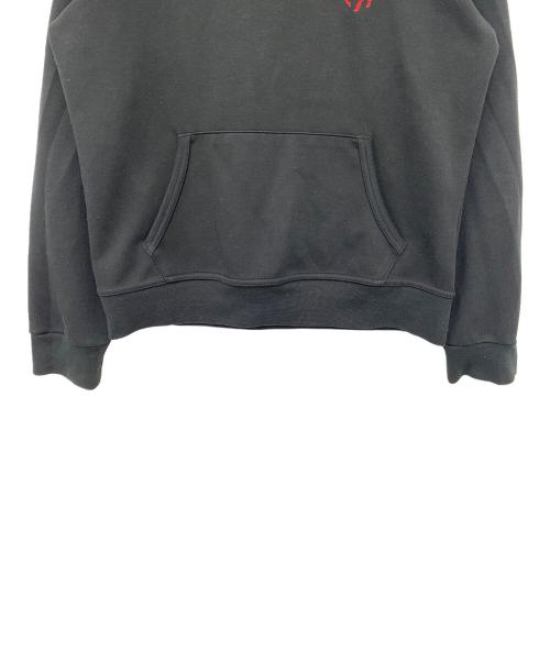 POLO RALPH LAUREN（ポロ・ラルフローレン）POLO RALPH LAUREN (ポロ・ラルフローレン) ロゴ刺繍プルオーバーパーカー ブラック サイズ:Ｍの古着・服飾アイテム